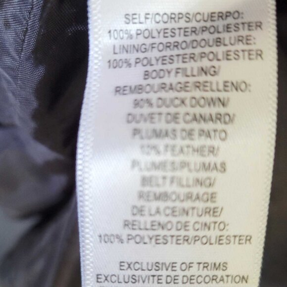 BCBGMaxAzria Size S Long Black Puffer Winter Coat - Picture 4 of 4